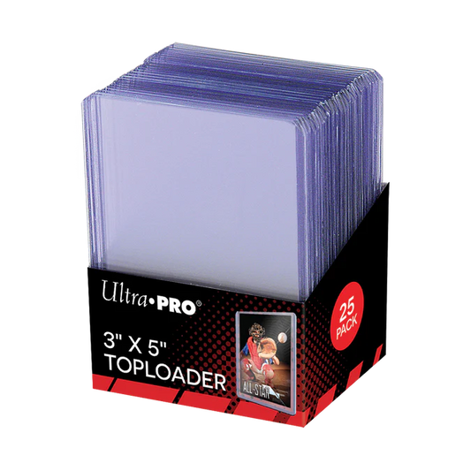 Ultra Pro - 3'' x 5'' Toploader: 25 CT