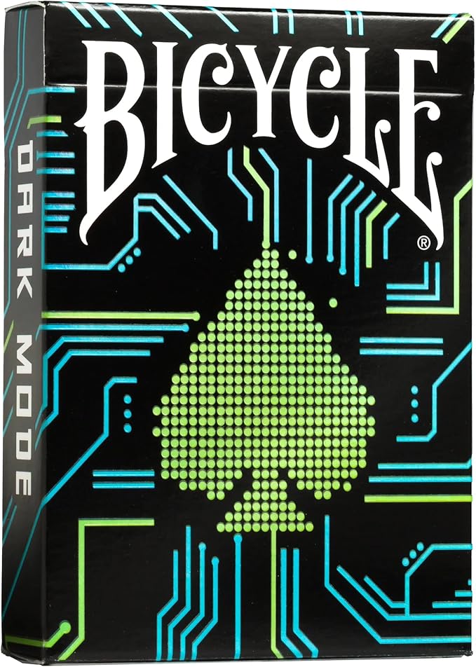 Bicycle Dark Mode Playing Cards, Black
