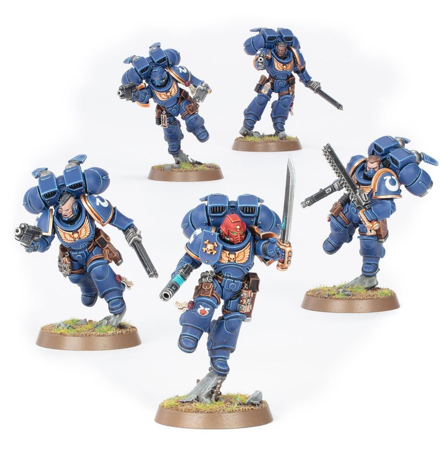 Warhammer 40,000 - Space Marines: Assault Intercessors (with Jump Packs)