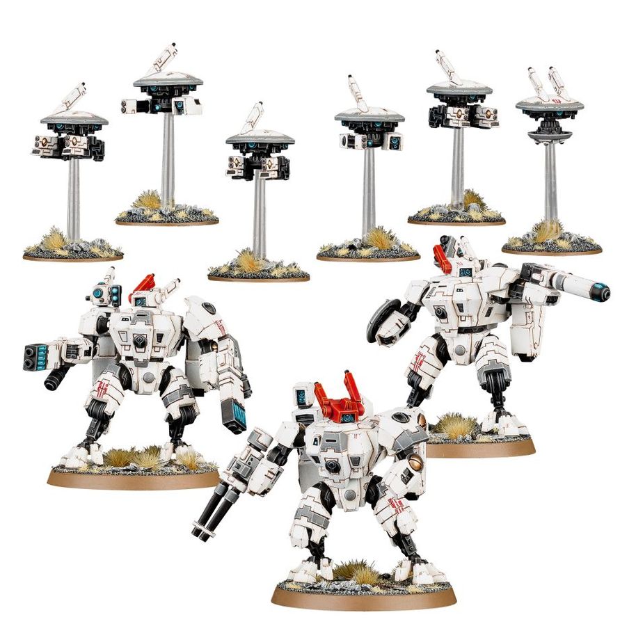 Warhammer 40,000 - T'au Empire: Crisis Battlesuits