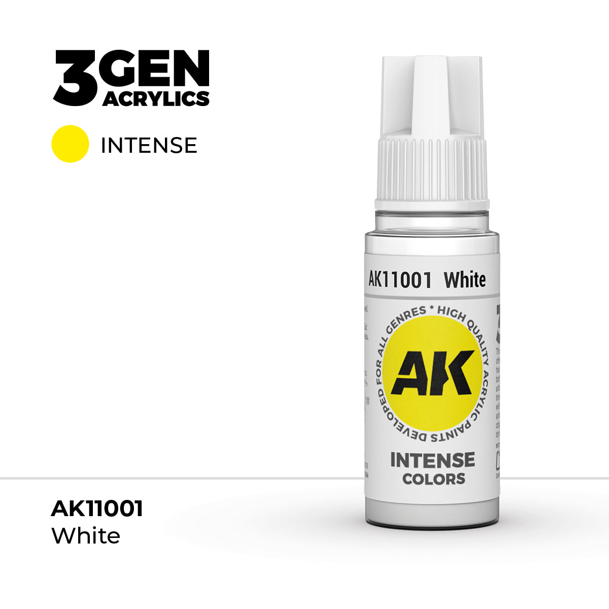 AK 3Gen Acrylics - White: Intense