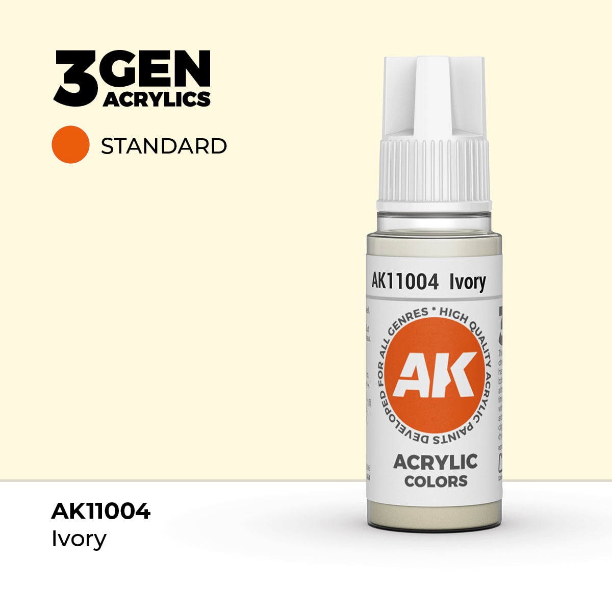 AK 3Gen Acrylics - Ivory: Standard
