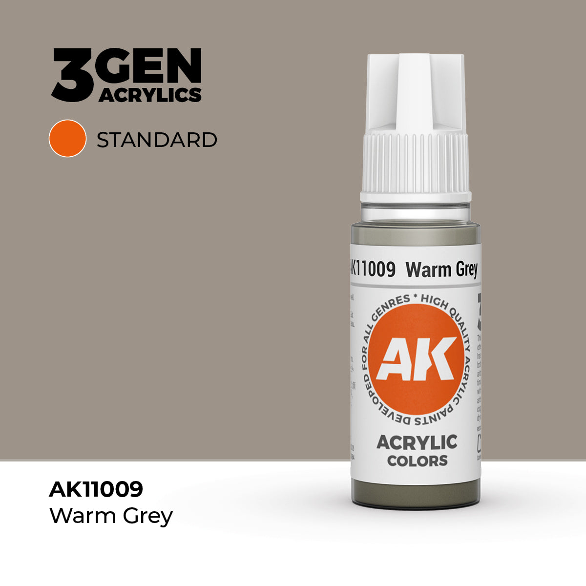 AK 3Gen Acrylics - Warm Grey: Standard