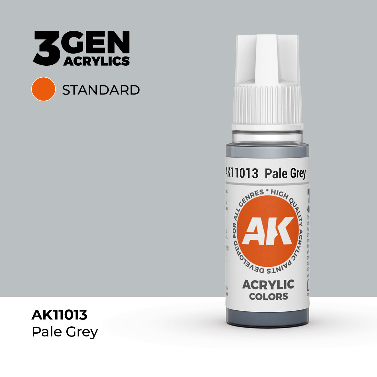AK 3Gen Acrylics - Pale Grey: Standard