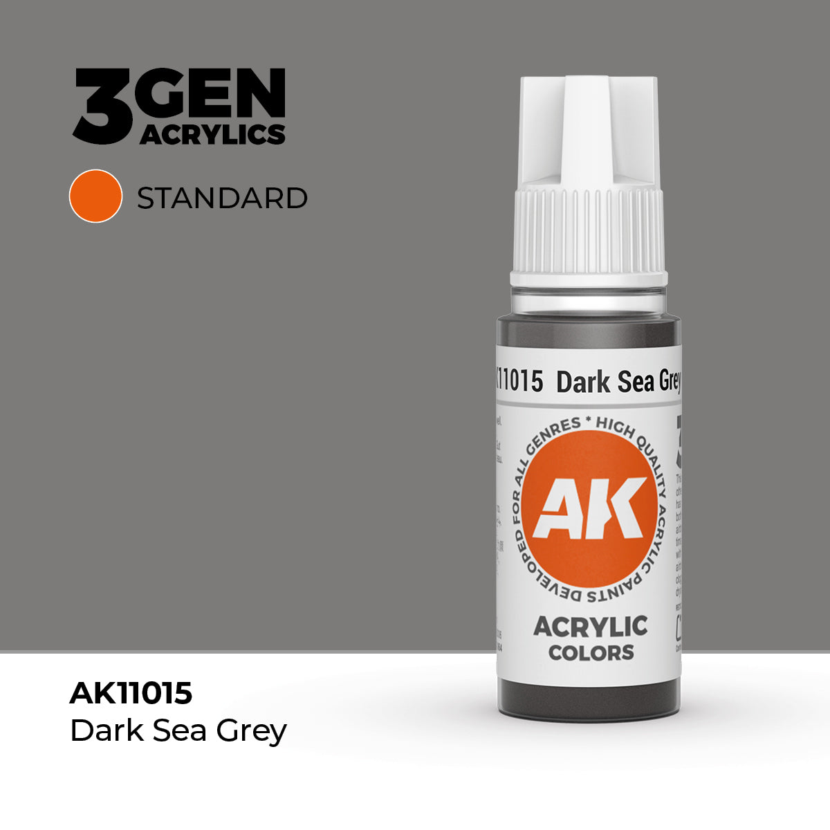AK 3Gen Acrylics - Dark Sea Grey: Standard
