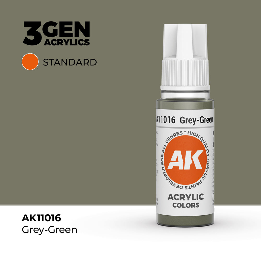AK 3Gen Acrylics - Grey Green: Standard