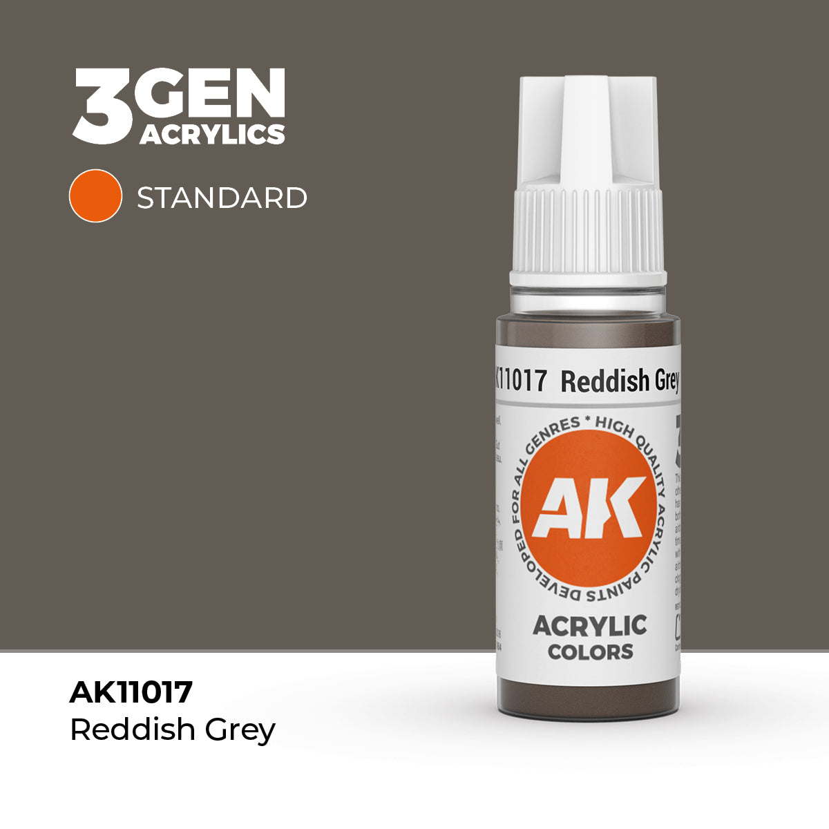 AK 3Gen Acrylics - Reddish Grey: Standard