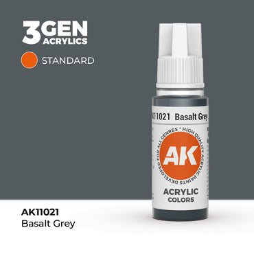 AK 3Gen Acrylics - Basalt Grey: Standard