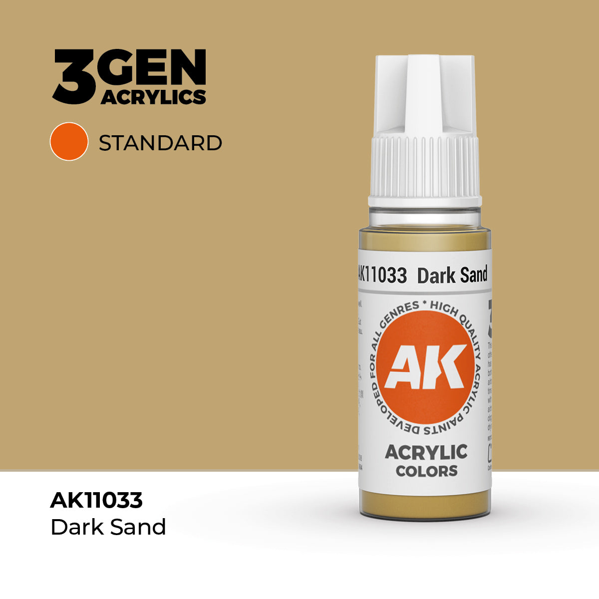 AK 3Gen Acrylics - Dark Sand: Standard