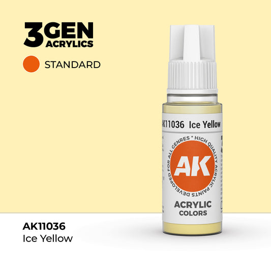 AK 3Gen Acrylics - Ice Yellow: Standard