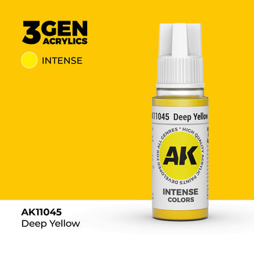 AK 3Gen Acrylics - Deep Yellow: Intense