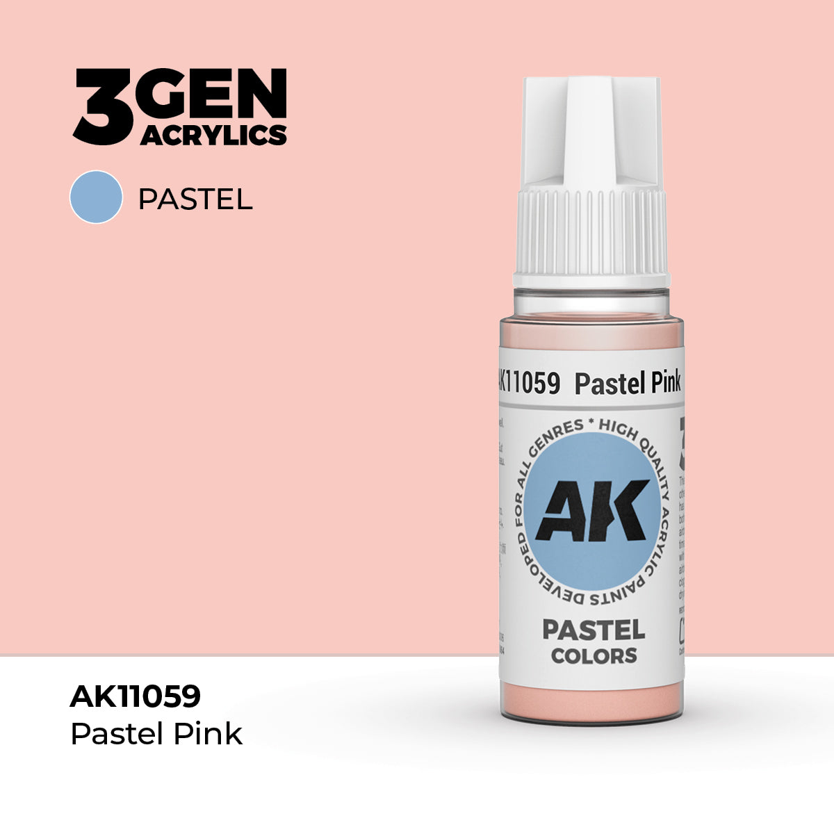 AK 3Gen Acrylics - Pastel Pink: Pastel