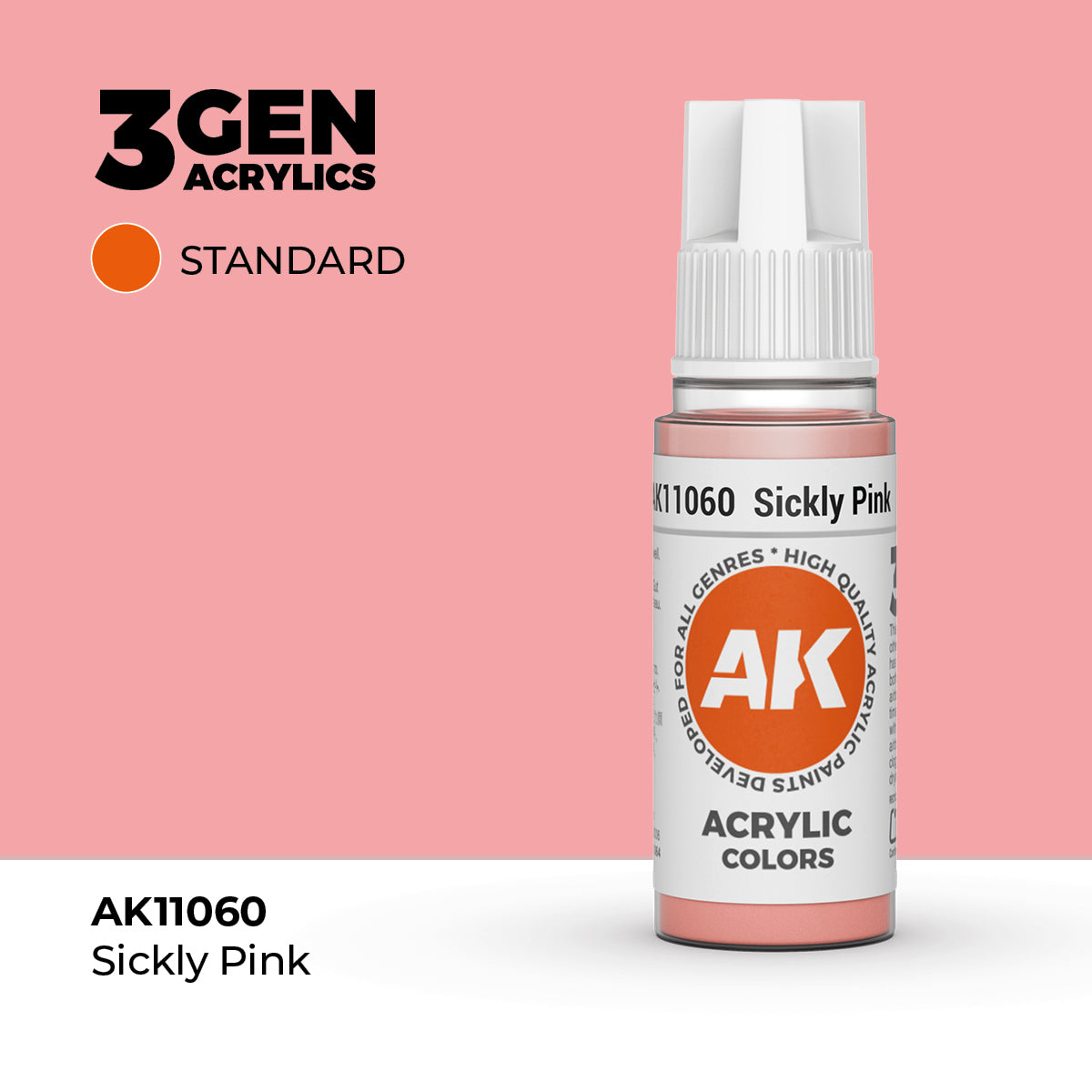 AK 3Gen Acrylics - Sickly Pink: Standard