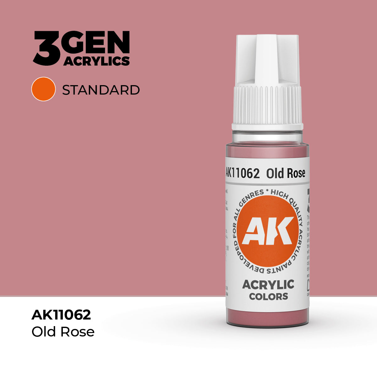 AK 3Gen Acrylics - Old Rose: Standard