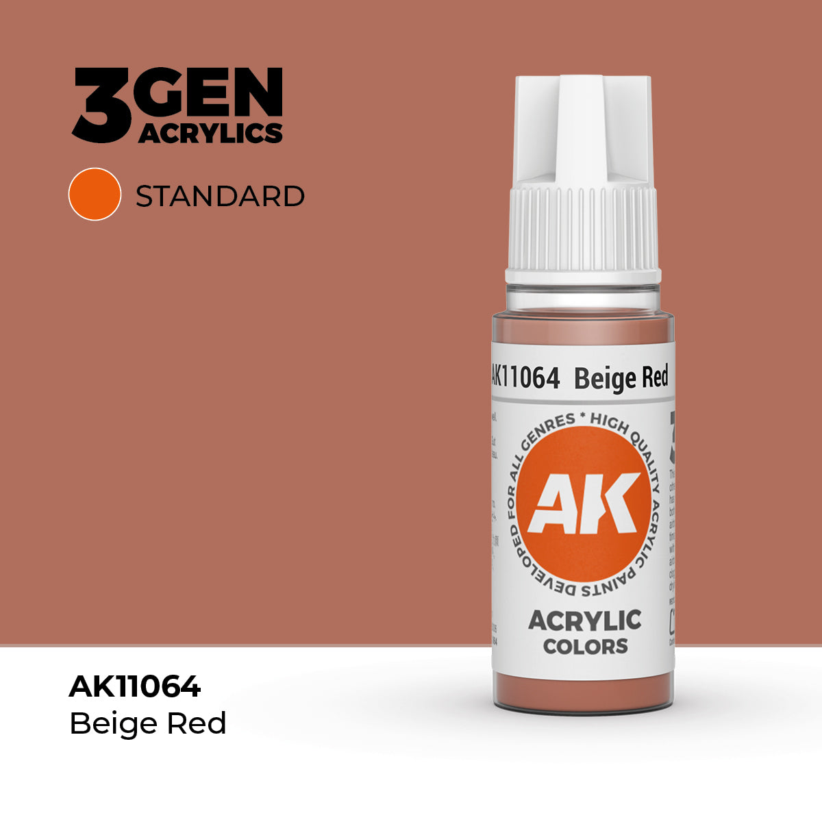 AK 3Gen Acrylics - Beige Red: Standard