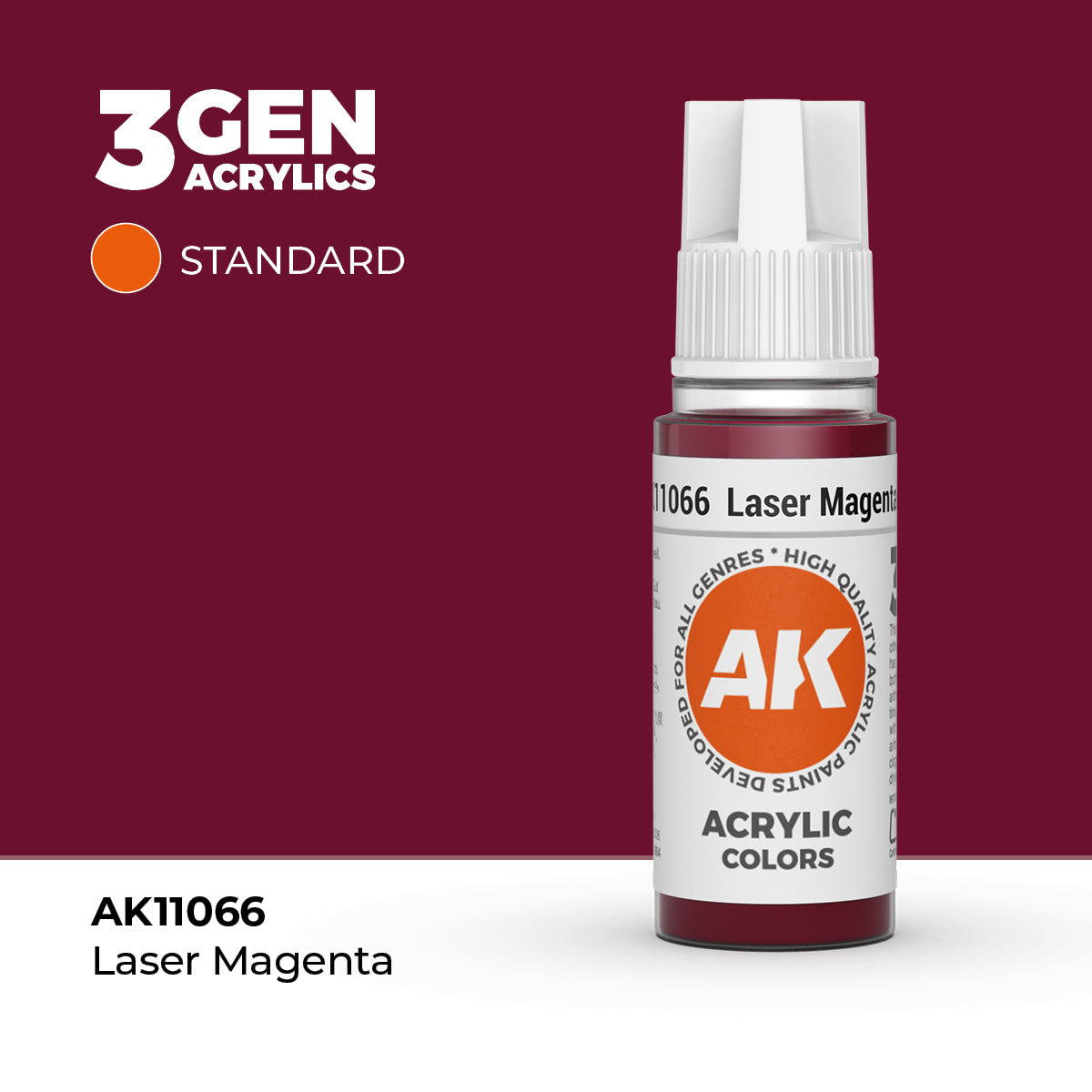 AK 3Gen Acrylics - Laser Magenta: Standard