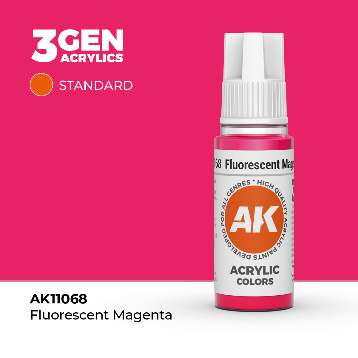 AK 3Gen Acrylics - Fluorescent Magenta: Standard