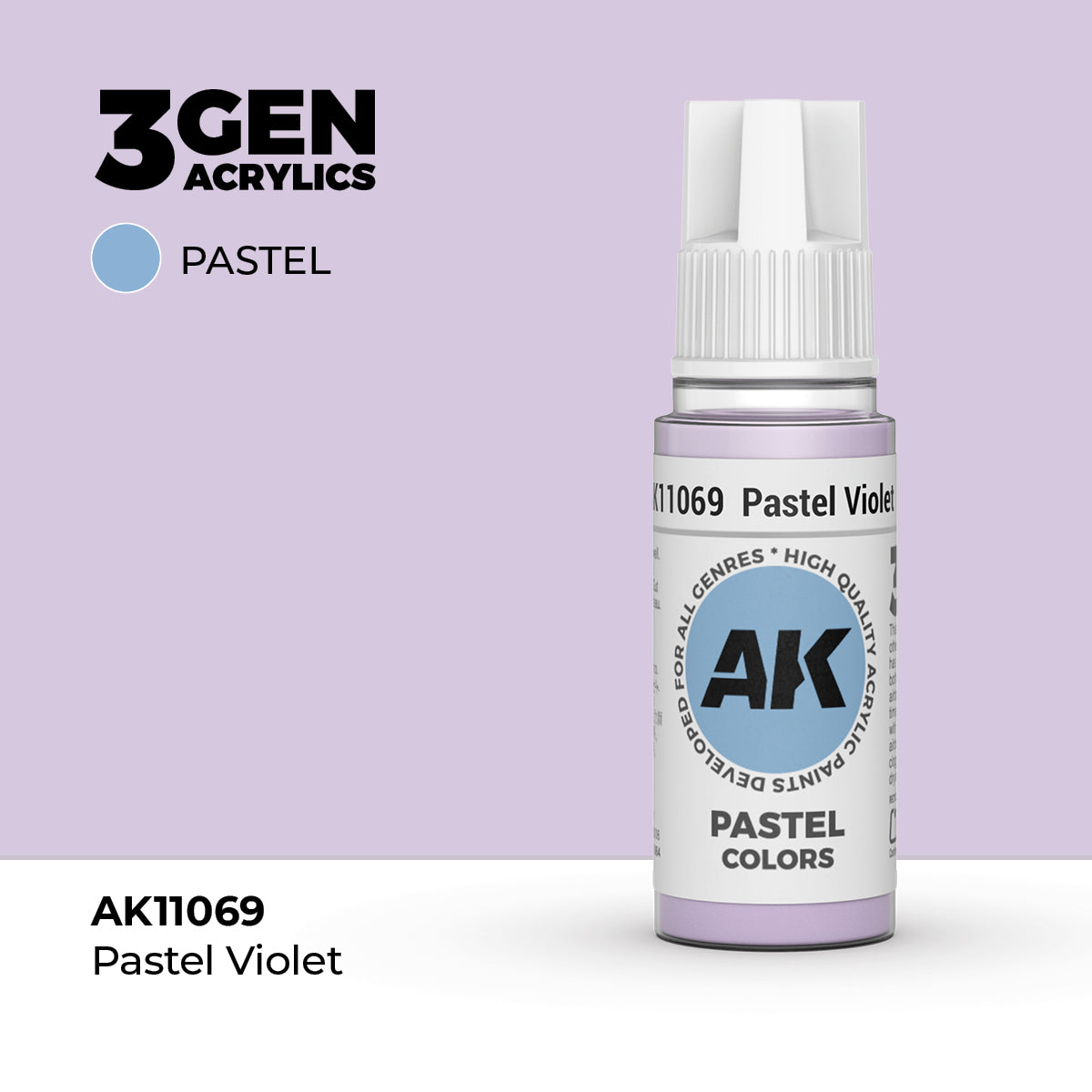 AK 3Gen Acrylics - Pastel Violet: Pastel