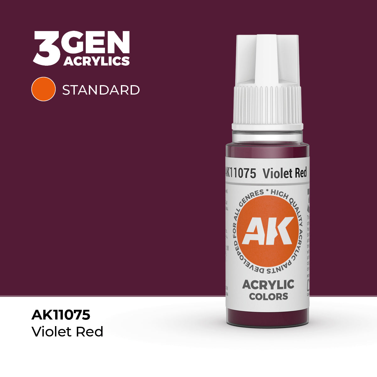 AK 3Gen Acrylics - Violet Red: Standard