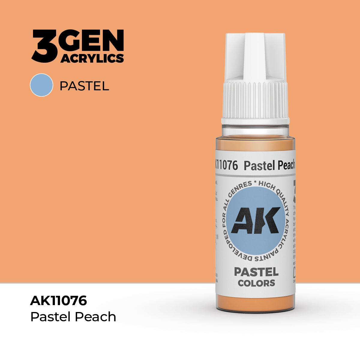 AK 3Gen Acrylics - Pastel Peach: Pastel