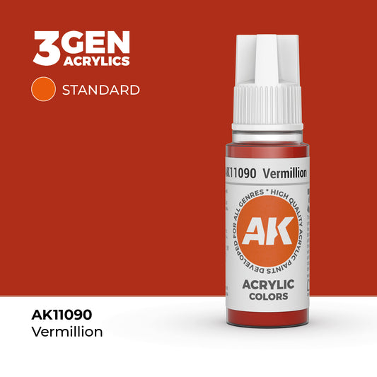 AK 3Gen Acrylics - Vermillion: Standard