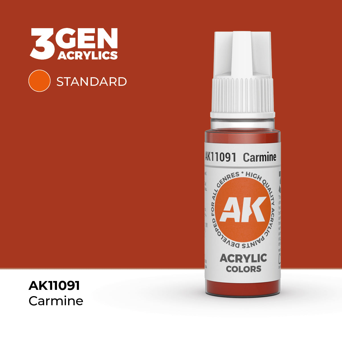 AK 3Gen Acrylics - Carmine: Standard