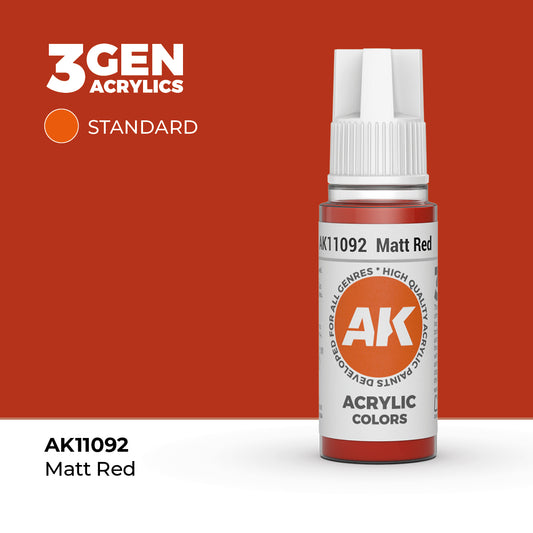 AK 3Gen Acrylics - Matt Red: Standard