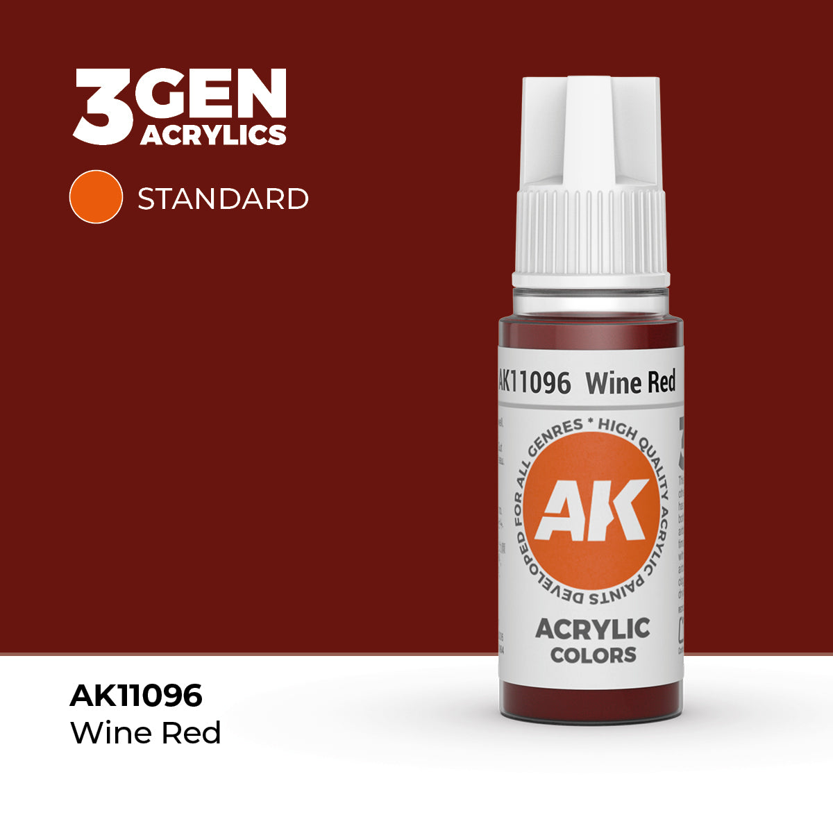 AK 3Gen Acrylics - Wine Red: Standard