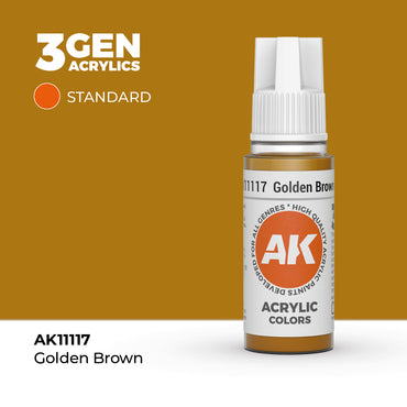 AK 3Gen Acrylics - Golden Brown: Standard