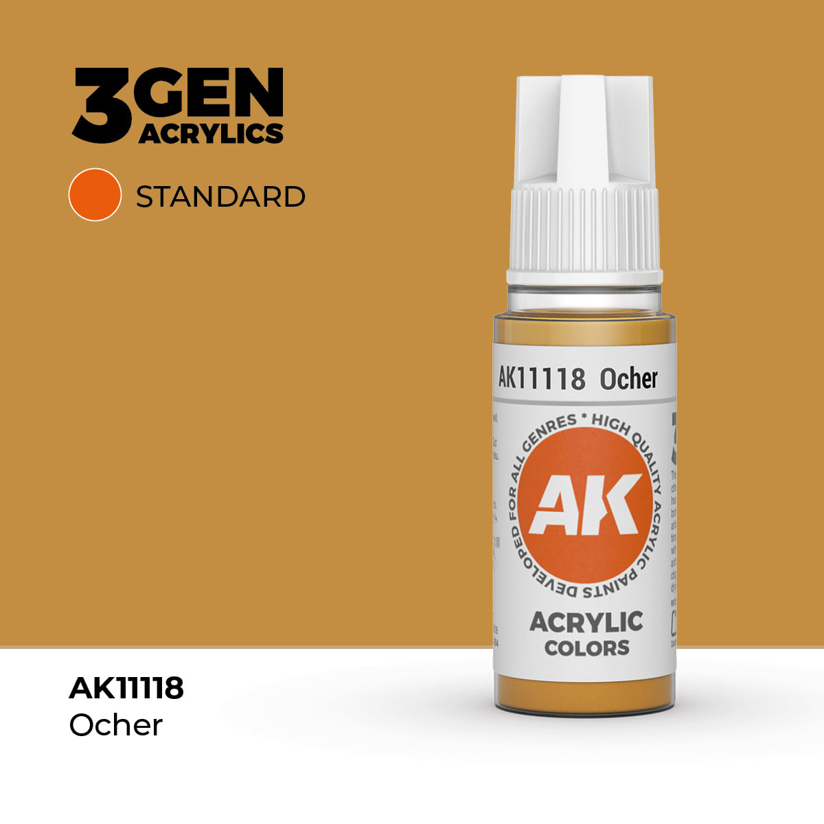 AK 3Gen Acrylics - Ochre: Standard