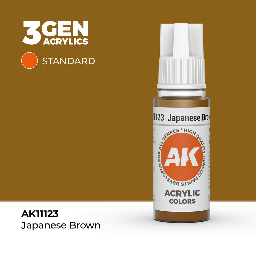 AK 3Gen Acrylics - Japanese Brown: Standard