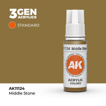 AK 3Gen Acrylics - MIddle Stone: Standard