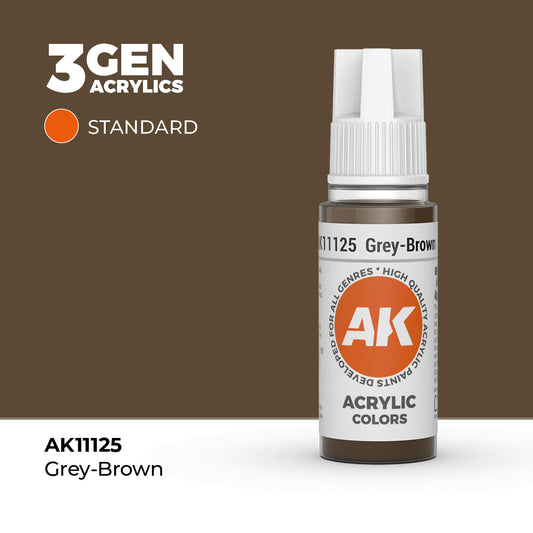 AK 3Gen Acrylics - Grey Brown: Standard