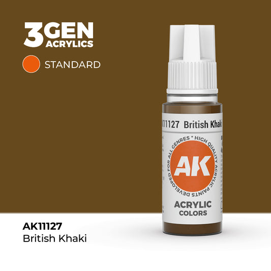 AK 3Gen Acrylics - British Khaki: Standard