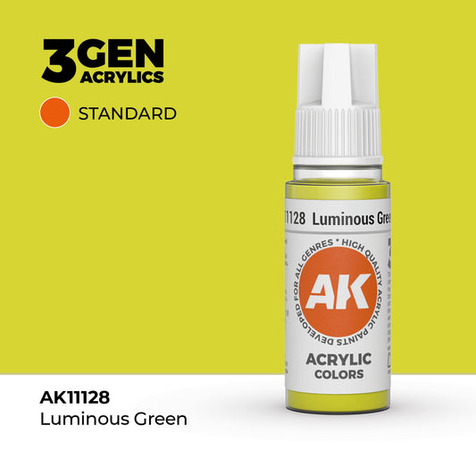 AK 3Gen Acrylics - Luminous Green: Standard