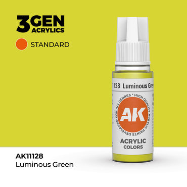 AK 3Gen Acrylics - Luminous Green: Standard