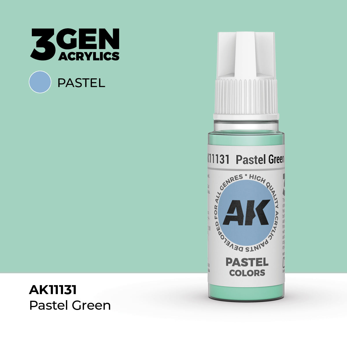 AK 3Gen Acrylics - Pastel Green: Pastel