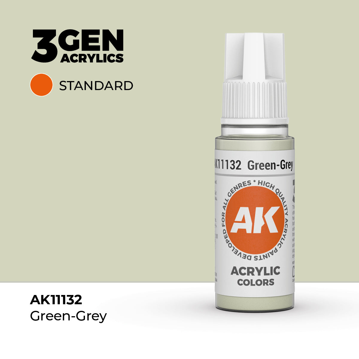 AK 3Gen Acrylics - Green Grey: Standard