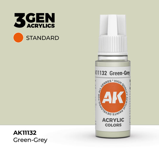 AK 3Gen Acrylics - Green Grey: Standard