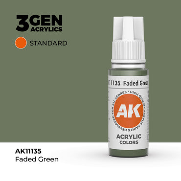 AK 3Gen Acrylics - Faded Green: Standard