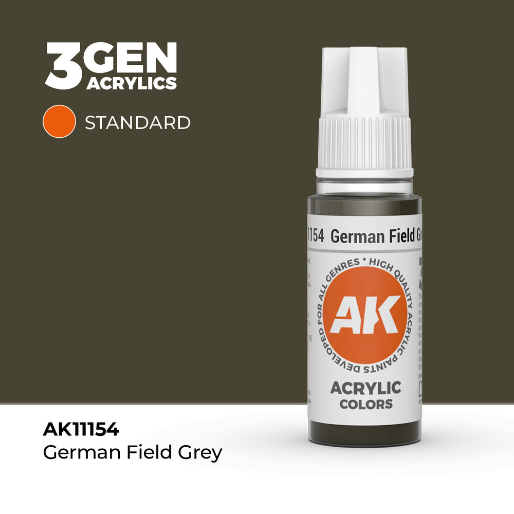 AK 3Gen Acrylics - German Field Grey: Standard
