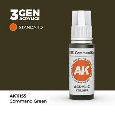 AK 3Gen Acrylics - Command Green: Standard