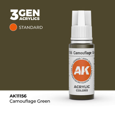 AK 3Gen Acrylics - Camouflage Green: Standard