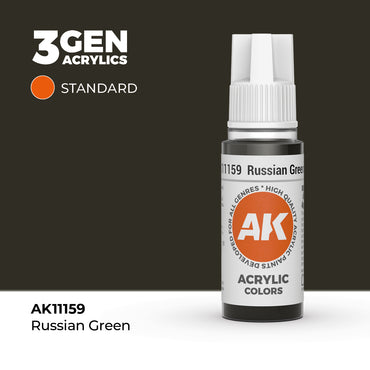 AK 3Gen Acrylics - Russian Green: Standard