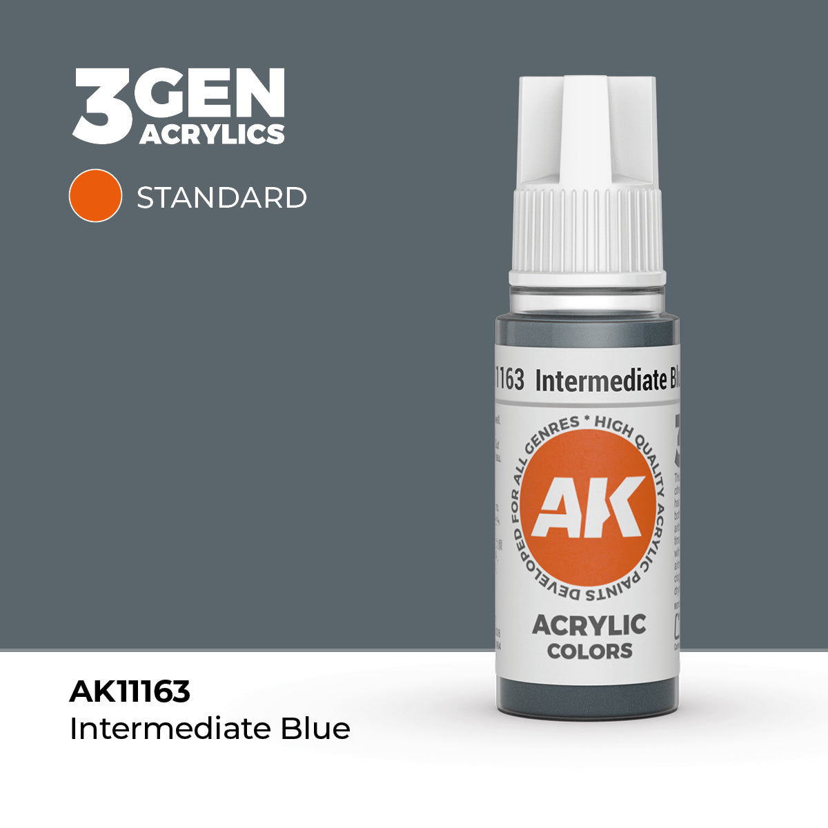 AK 3Gen Acrylics - Intermediate Blue: Standard