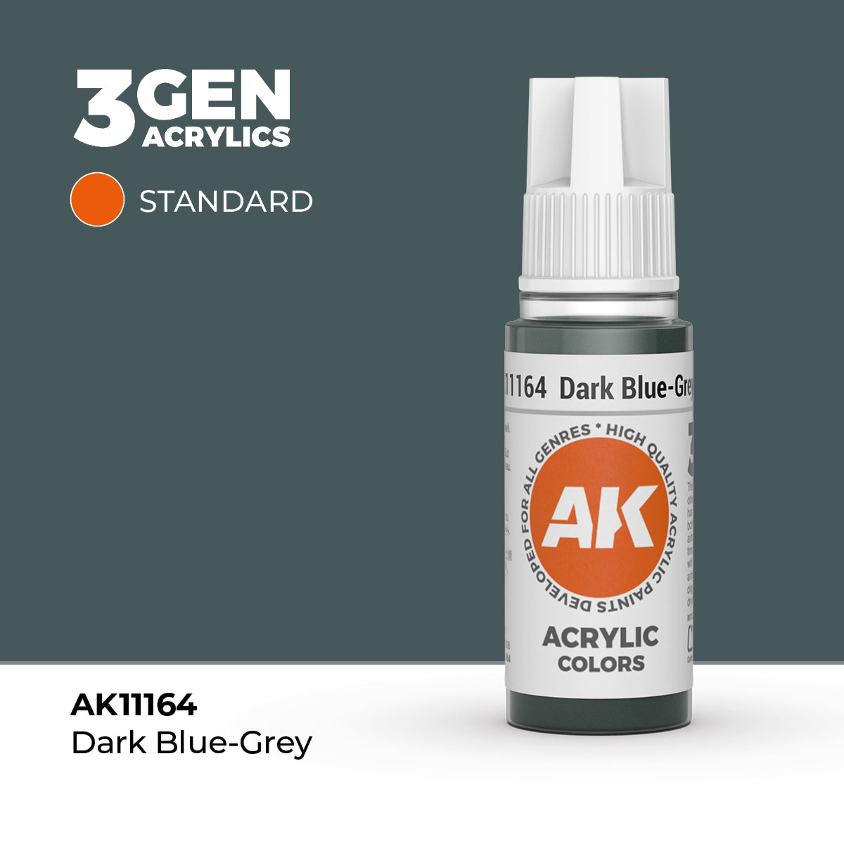 AK 3Gen Acrylics - Dark Blue Grey: Standard