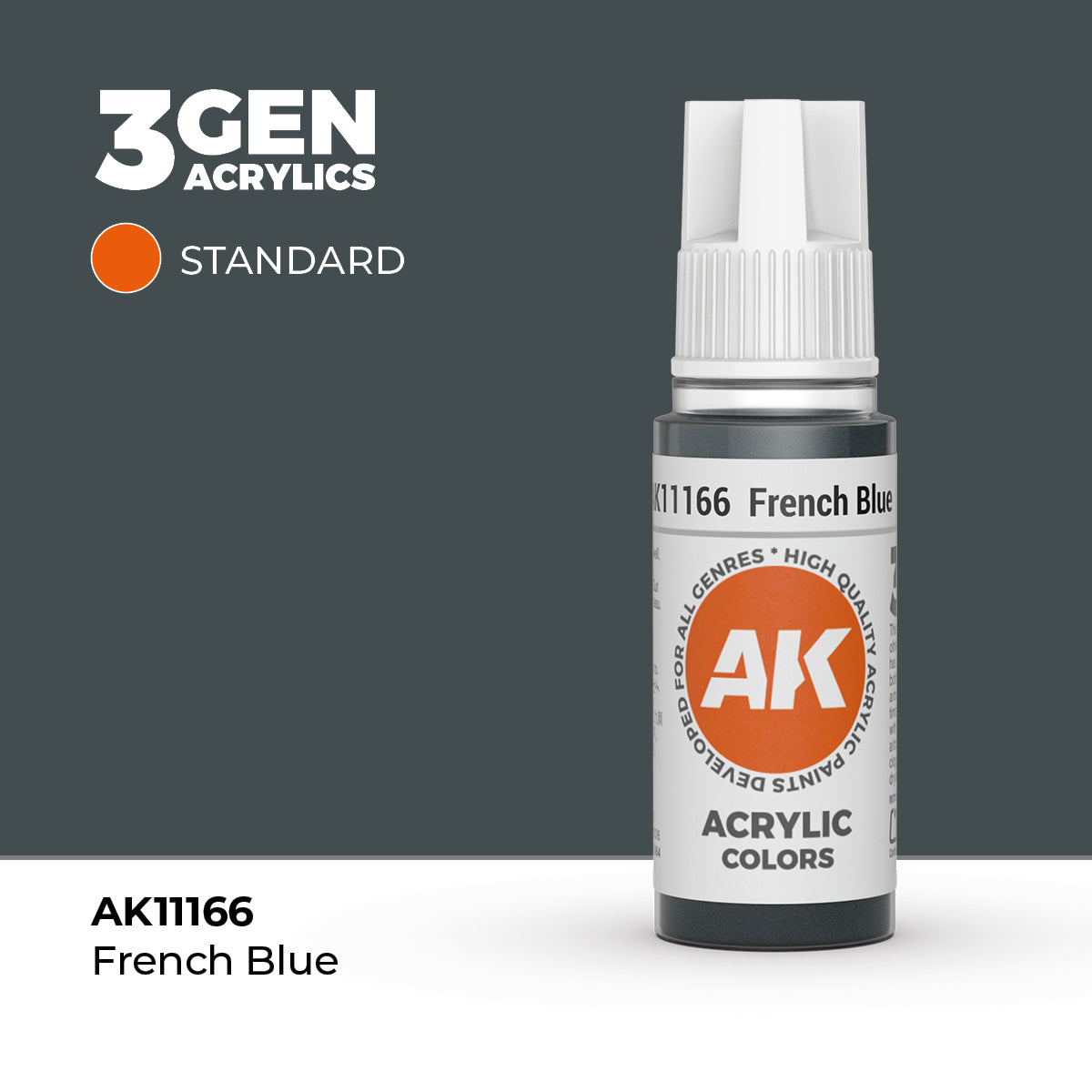 AK 3Gen Acrylics - French Blue: Standard