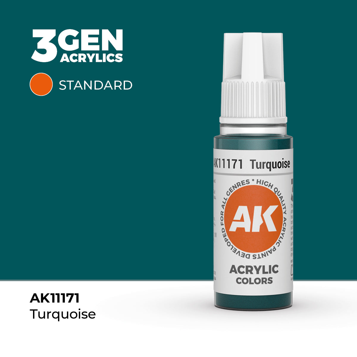 AK 3Gen Acrylics - Turquoise: Standard