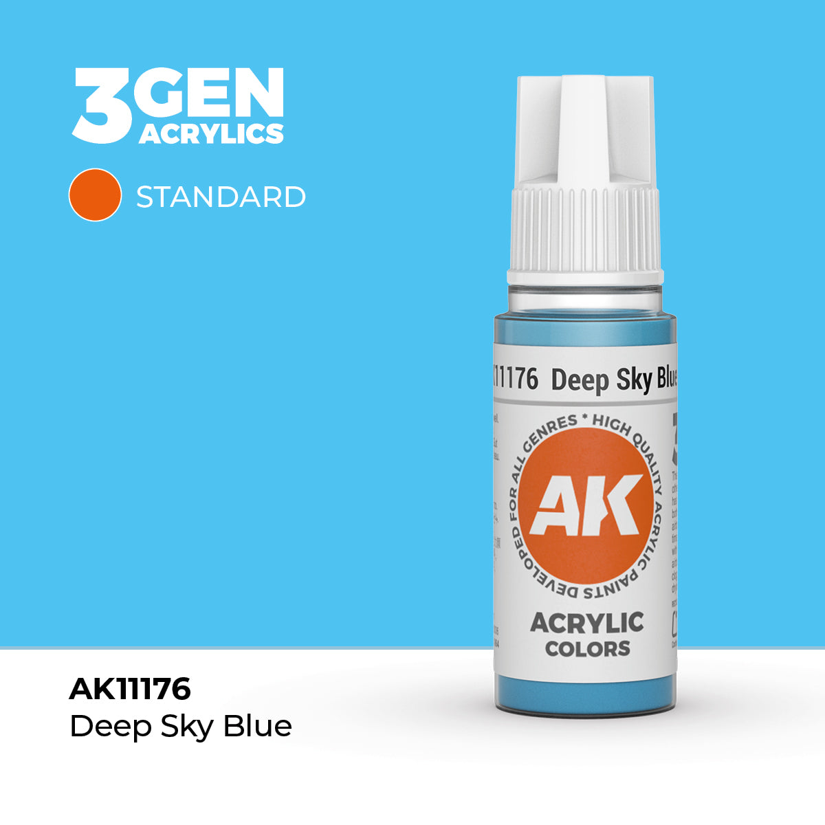 AK 3Gen Acrylics - Deep Sky Blue: Standard