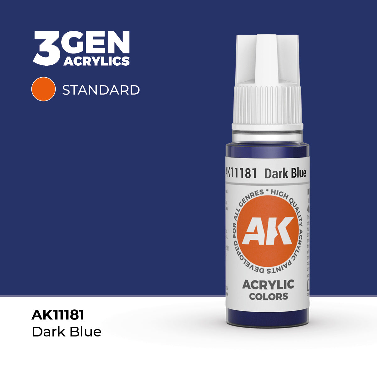 AK 3Gen Acrylics - Dark Blue: Standard
